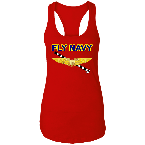 Fly Navy Tailhook 3 Ladies' Ideal Racerback Tank