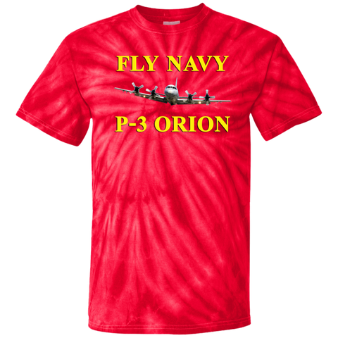 Fly Navy P-3 3 Cotton Tie Dye T-Shirt