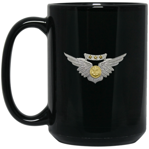 Combat Air 1 Black Mug - 15oz