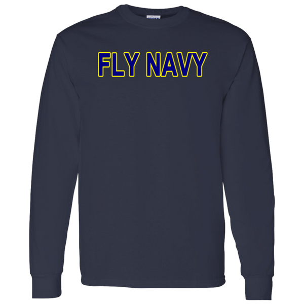 Fly Navy 2 LS Cotton T-Shirt