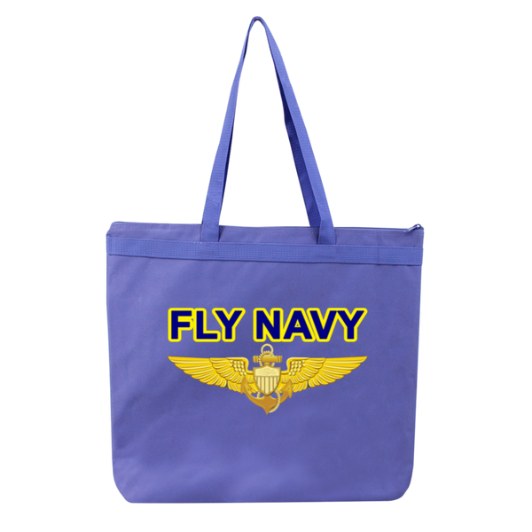 Fly Navy Aviator Melody Large Tote