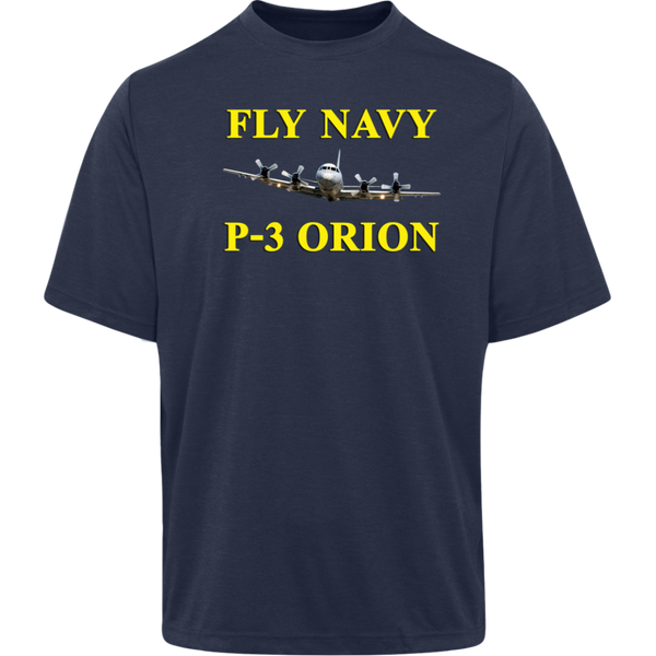 Fly Navy P-3 3 Team 365 Heather T-Shirt