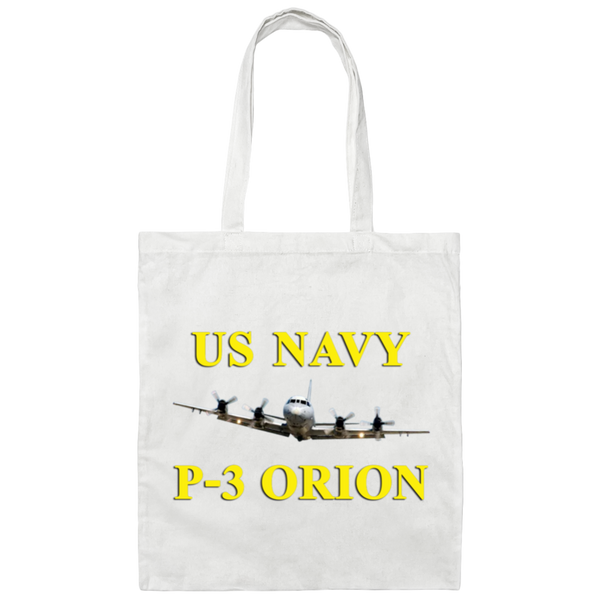 US Navy P-3 3 Canvas Tote Bag