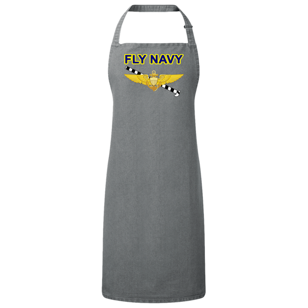 Fly Navy Tailhook 1 Unisex Bib Apron