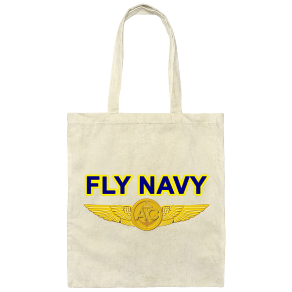 Fly Navy Aircrew Canvas Tote Bag