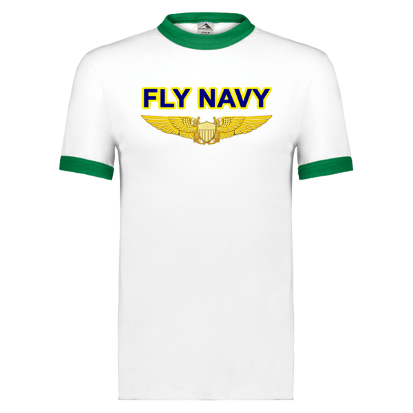 Fly Navy NFO Unisex Ringer Tee