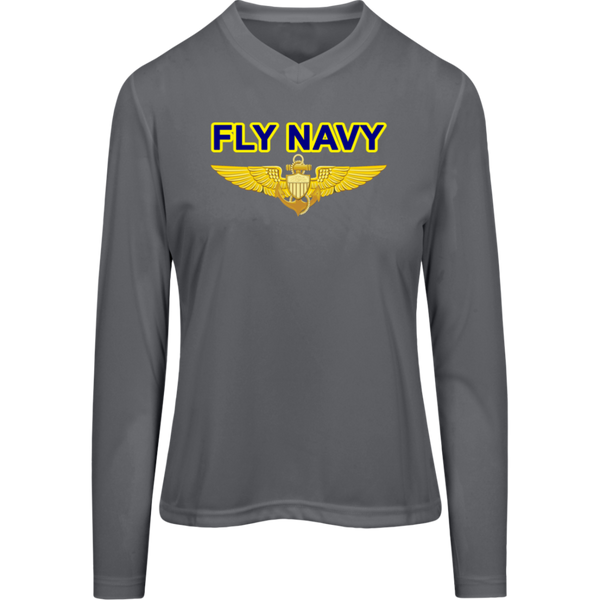 P-3C 2 Fly Aviator Team 365 Ladies' Zone LS Tee