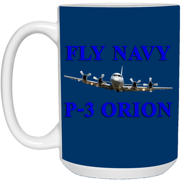 Fly Navy P-3 1 Mug - 15oz