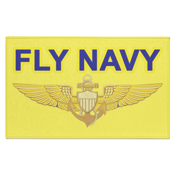 Fly Navy Aviator Indoor Doormat