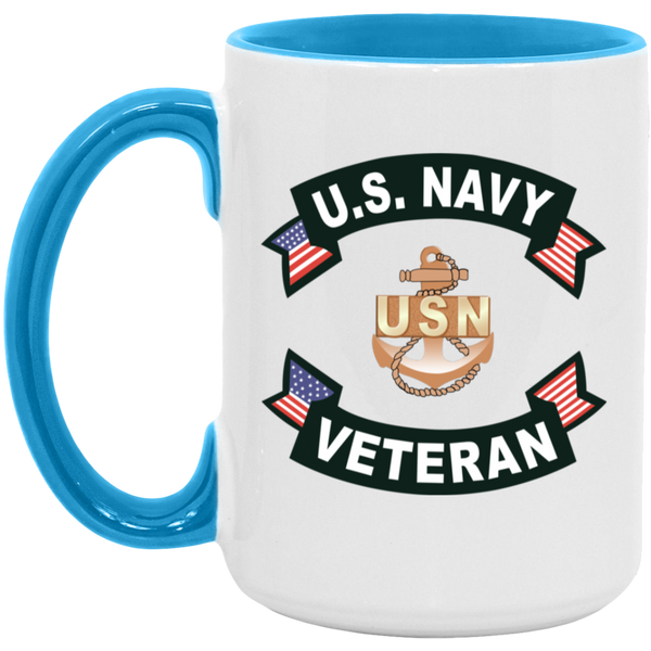 Navy Vet 1 Accent Mug - 15oz