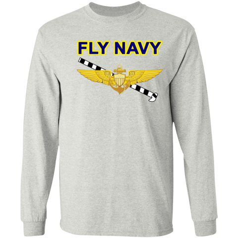 Fly Navy Tailhook 1 LS Cotton T-Shirt