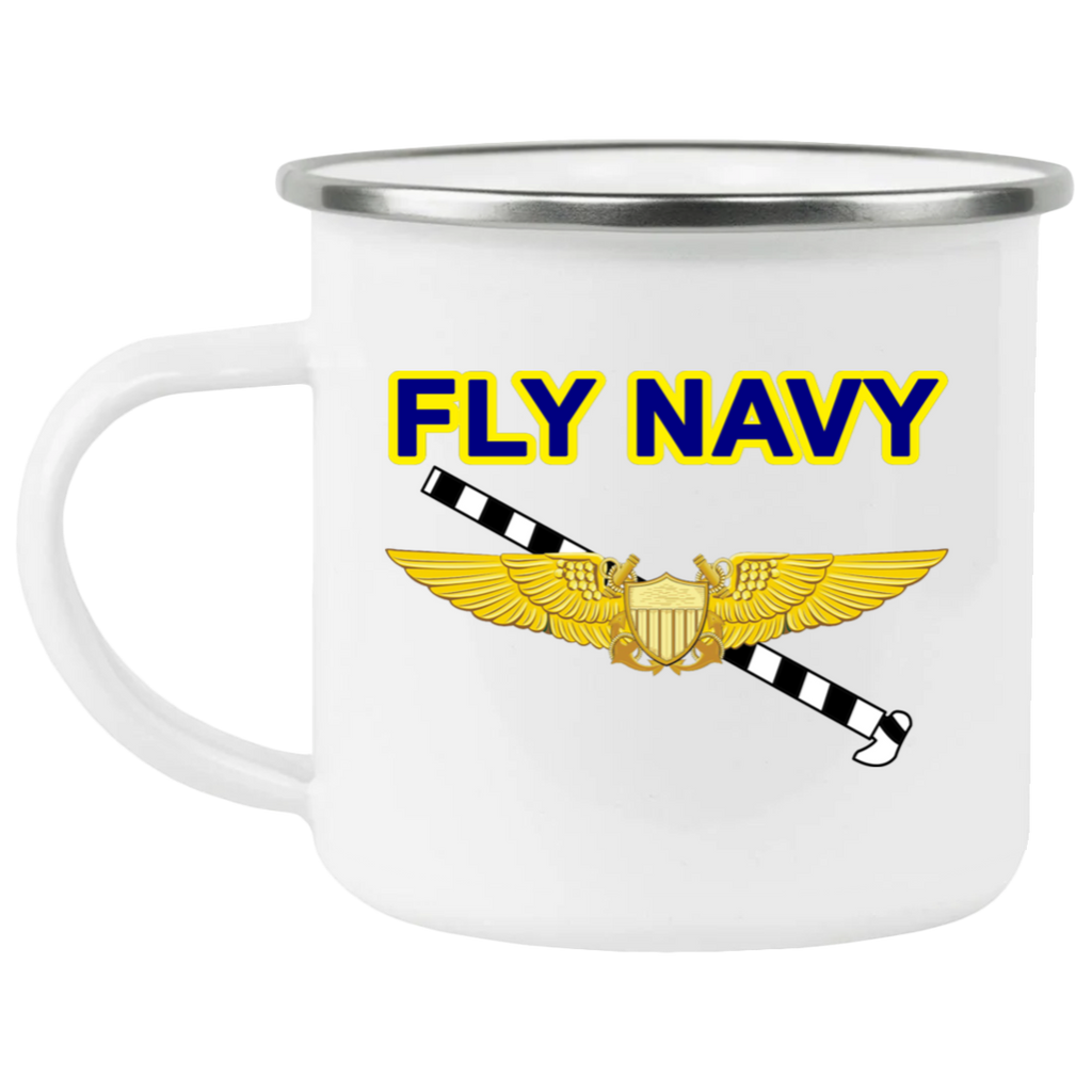 Fly Navy Tailhook 3 Enamel Camping Mug