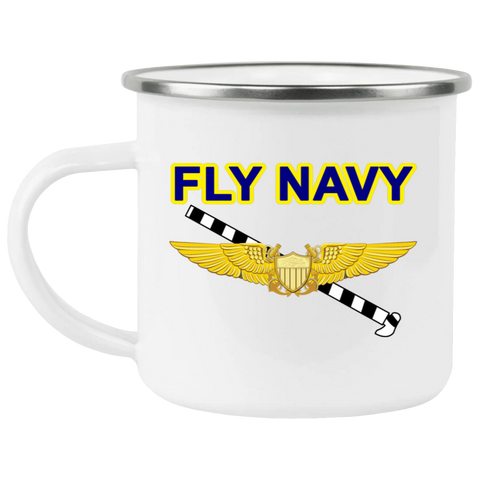 Fly Navy Tailhook 3 Enamel Camping Mug