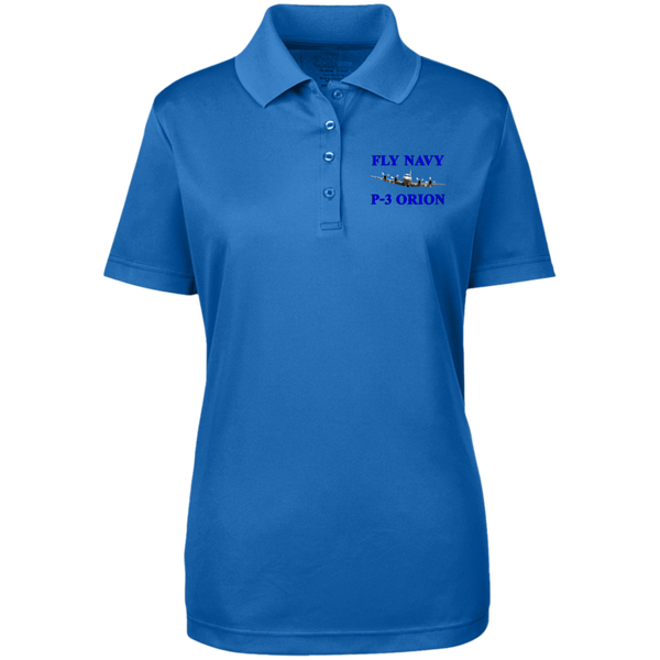 Fly Navy P-3 1 Core 365 Ladies' Origin Pique Polo