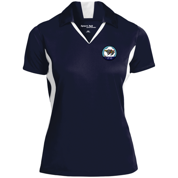 VP 45 1 Ladies' Colorblock Performance Polo