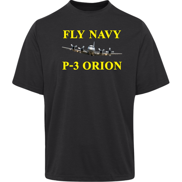 Fly Navy P-3 3 Team 365 Heather T-Shirt