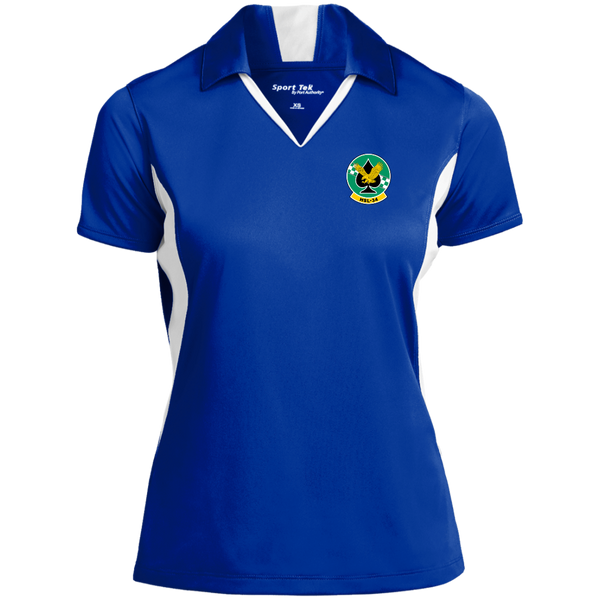 HSL 34 2 Ladies' Colorblock Performance Polo