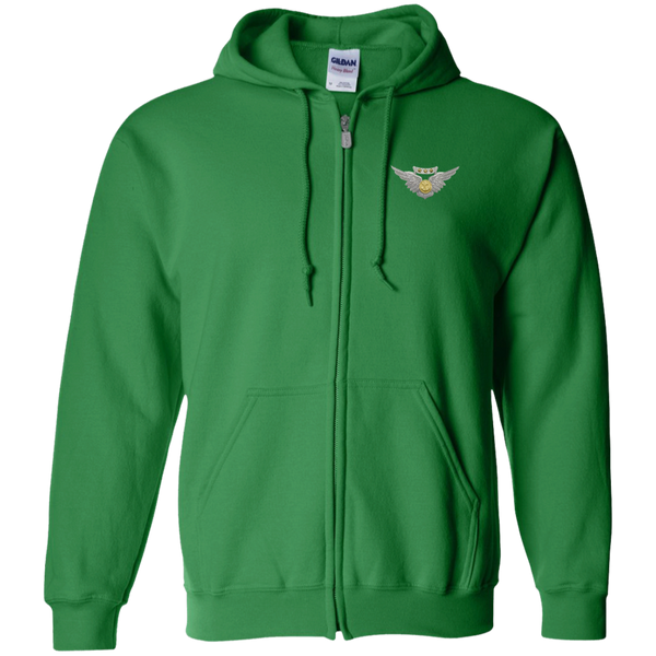 Combat Air 1 Zip Up Hooded Sweatshirt