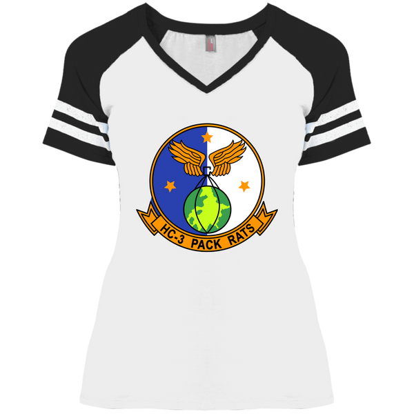 HC 03 3 Ladies' Game V-Neck T-Shirt