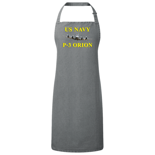 US Navy P-3 3 Unisex Bib Apron