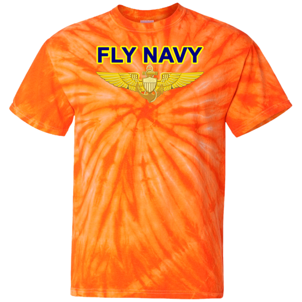 Fly Navy Aviator Cotton Tie Dye T-Shirt