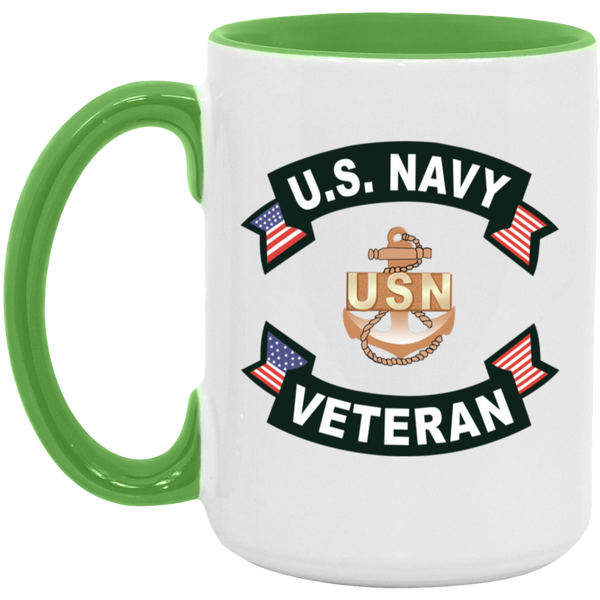 Navy Vet 1 Accent Mug - 15oz