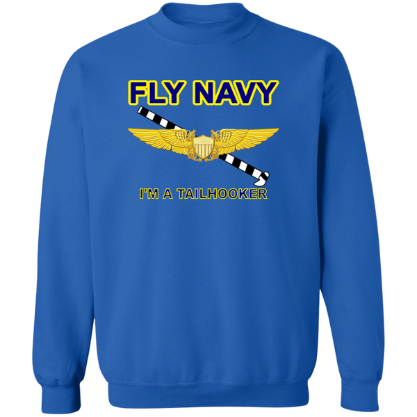 Fly Navy Tailhooker 3 Crewneck Pullover Sweatshirt