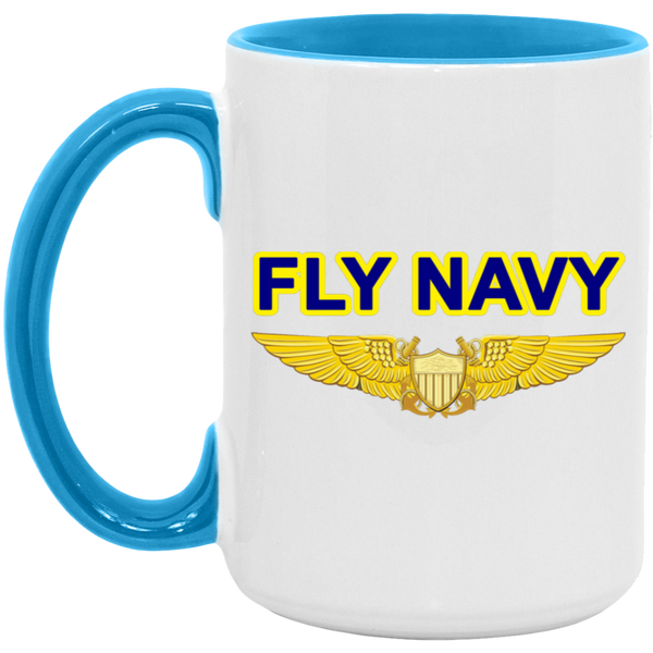 Fly Navy NFO Accent Mug - 15oz