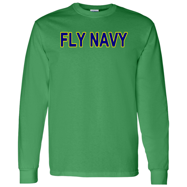 Fly Navy 2 LS Cotton T-Shirt