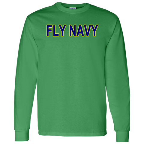 Fly Navy 2 LS Cotton T-Shirt