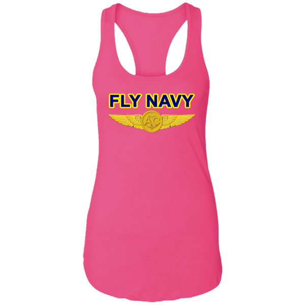 Fly Navy Aircrew Ladies' Ideal Racerback Tank