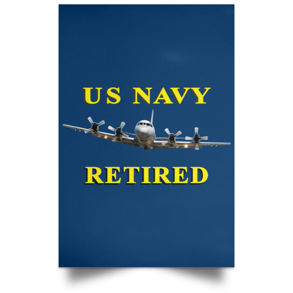 Navy Retired 1 Poster - Portrait