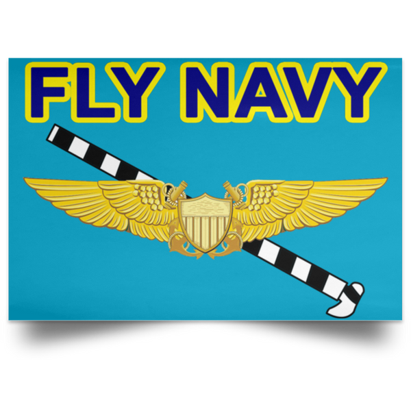 Fly Navy Tailhook 3 Poster - Landscape