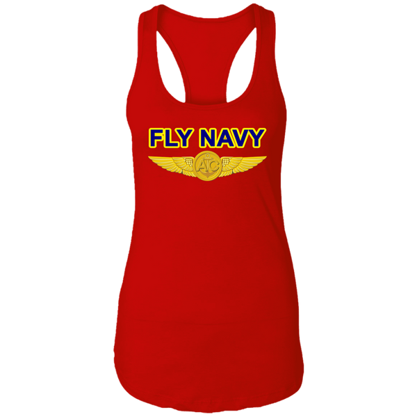 Fly Navy Aircrew Ladies' Ideal Racerback Tank