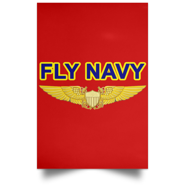 Fly Navy NFO Poster - Portrait