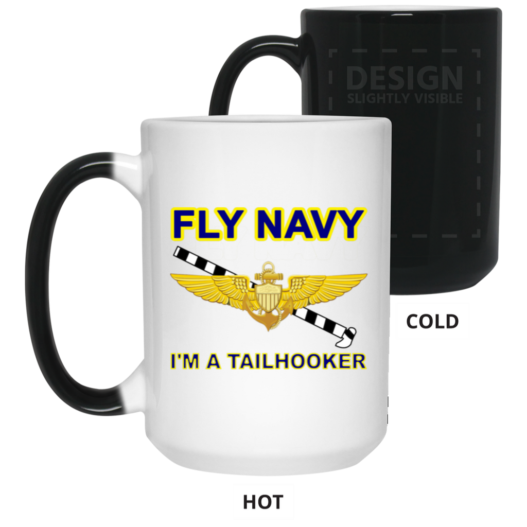 Fly Navy Tailhooker 1 Color Changing Mug - 15oz