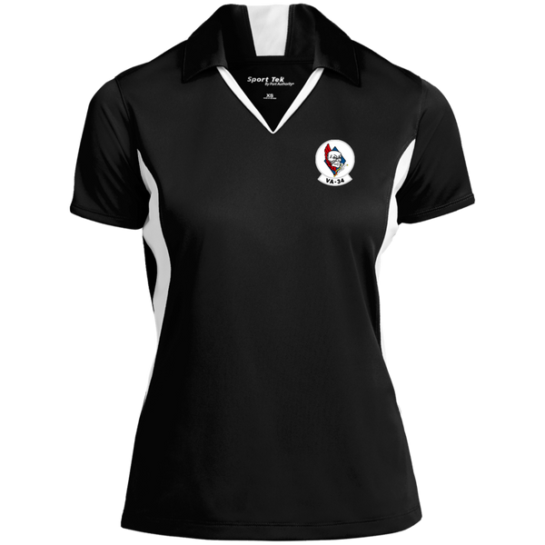 VA 34 1 Ladies' Colorblock Performance Polo