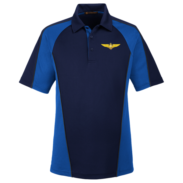 Aviator 1 Harriton Colorblock Polo