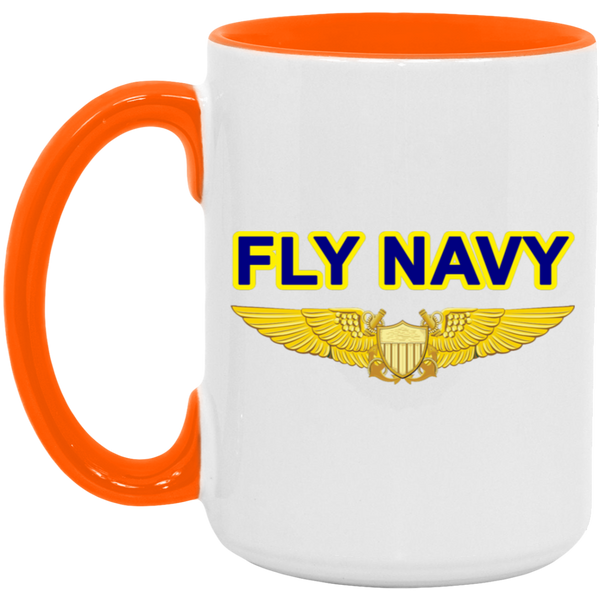 Fly Navy NFO Accent Mug - 15oz