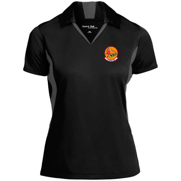 VA 204 2 Ladies' Colorblock Performance Polo