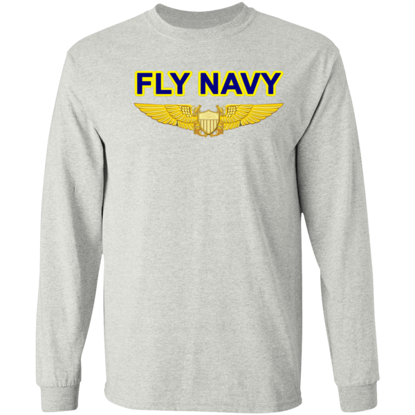 Fly Navy NFO LS Cotton T-Shirt