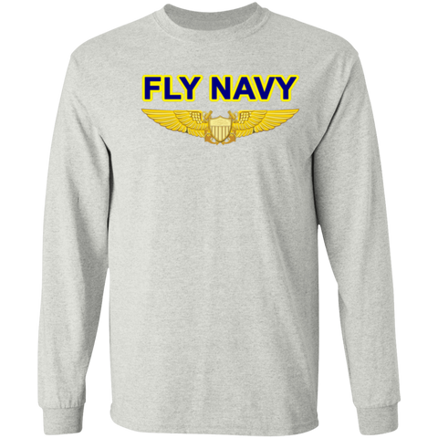 Fly Navy NFO LS Cotton T-Shirt