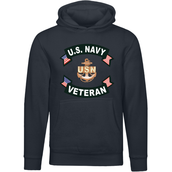 Navy Vet 1 Lane Seven Unisex Premium Hoodie