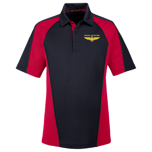 Aviator 2 Harriton Colorblock Polo