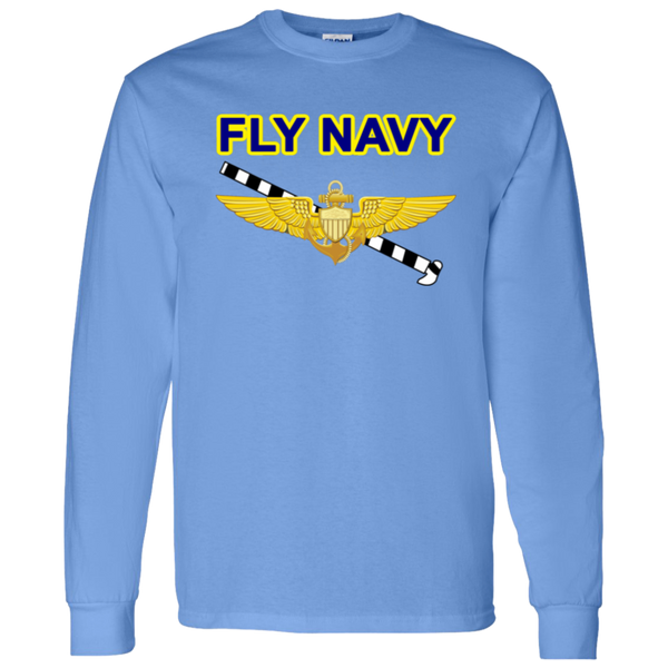 Fly Navy Tailhook 1 LS Cotton T-Shirt