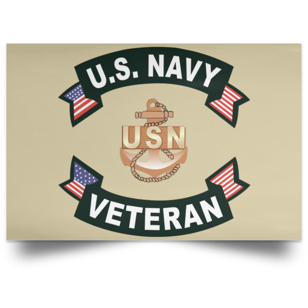 Navy Vet 1 Poster - Landscape