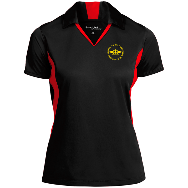 AW 06 3 Ladies' Colorblock Performance Polo