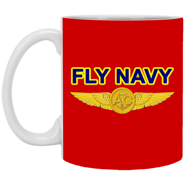 Fly Navy Aircrew Mug - 11oz