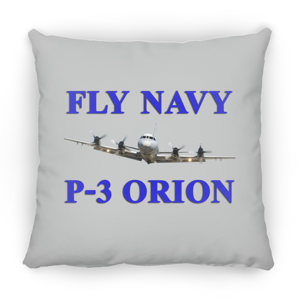 Fly Navy P-3 1 Pillow - Small Square