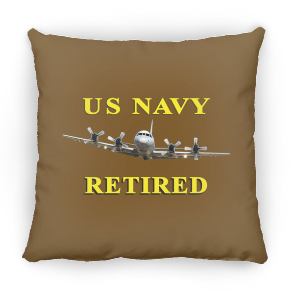 Navy Retired 1 Pillow - Large Square